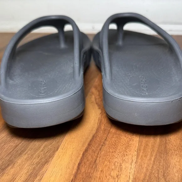 OOFOS Recovery flip flops gray M 7 - W9 - Picture 5 of 8